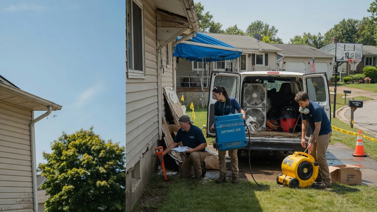 Ceiling Leak Cleanup in Genesee, MI near me